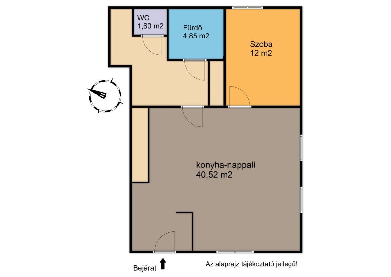 Deli Terasz B Apartman Free Parking, Self-Check-In Anytime Győr Buitenkant foto